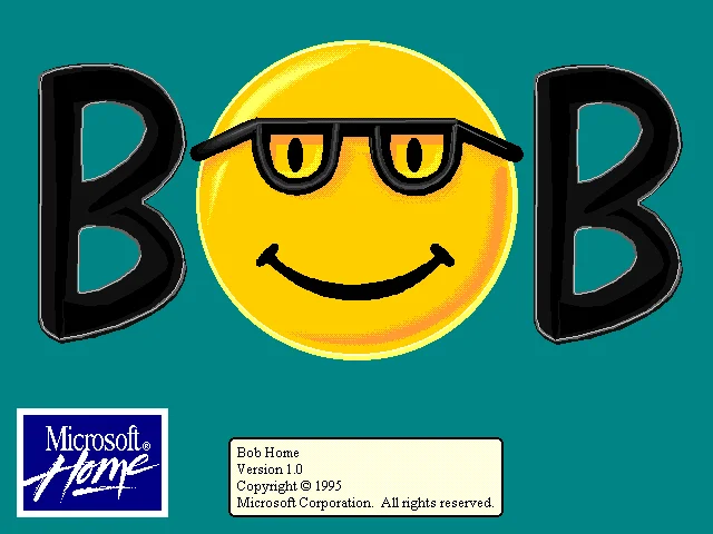 Microsoft BOB Startup Screen
